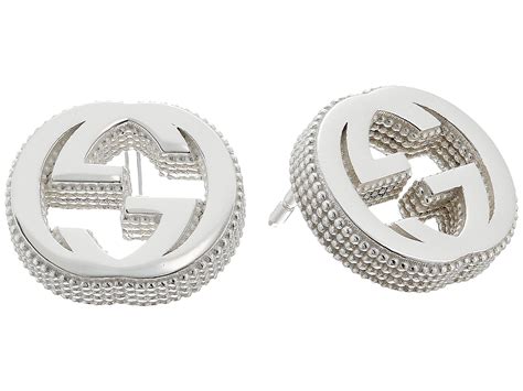 gucci earrings interlocking g